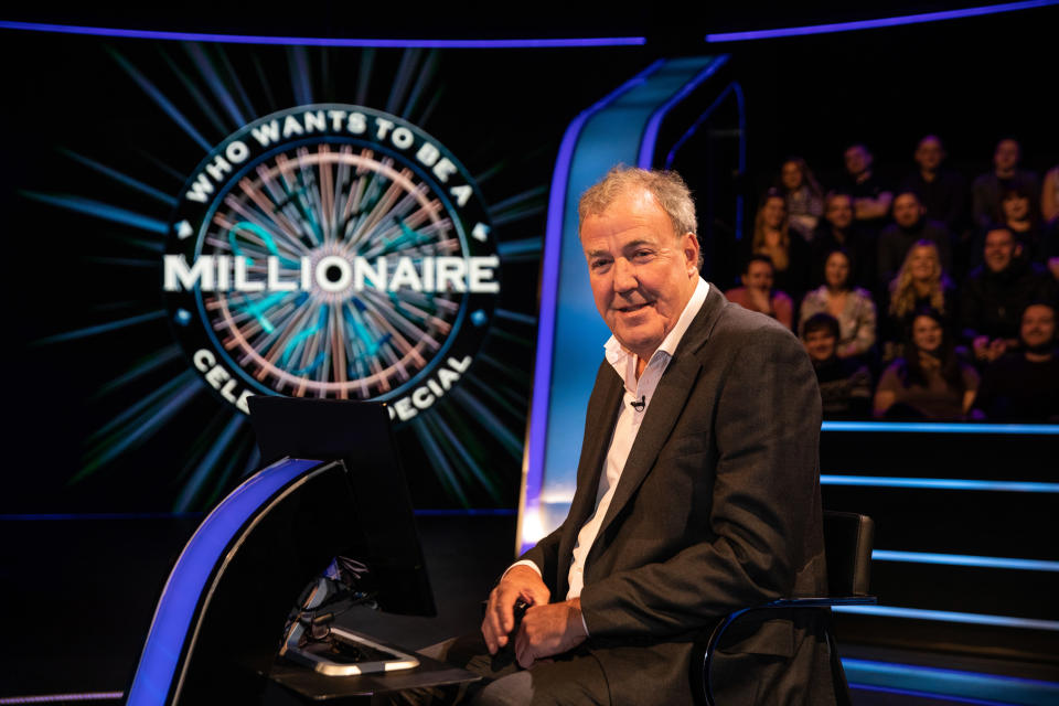 Jeremy Clarkson hosting Who Wants To Be A Millionaire? on ITV (Stellify Media)