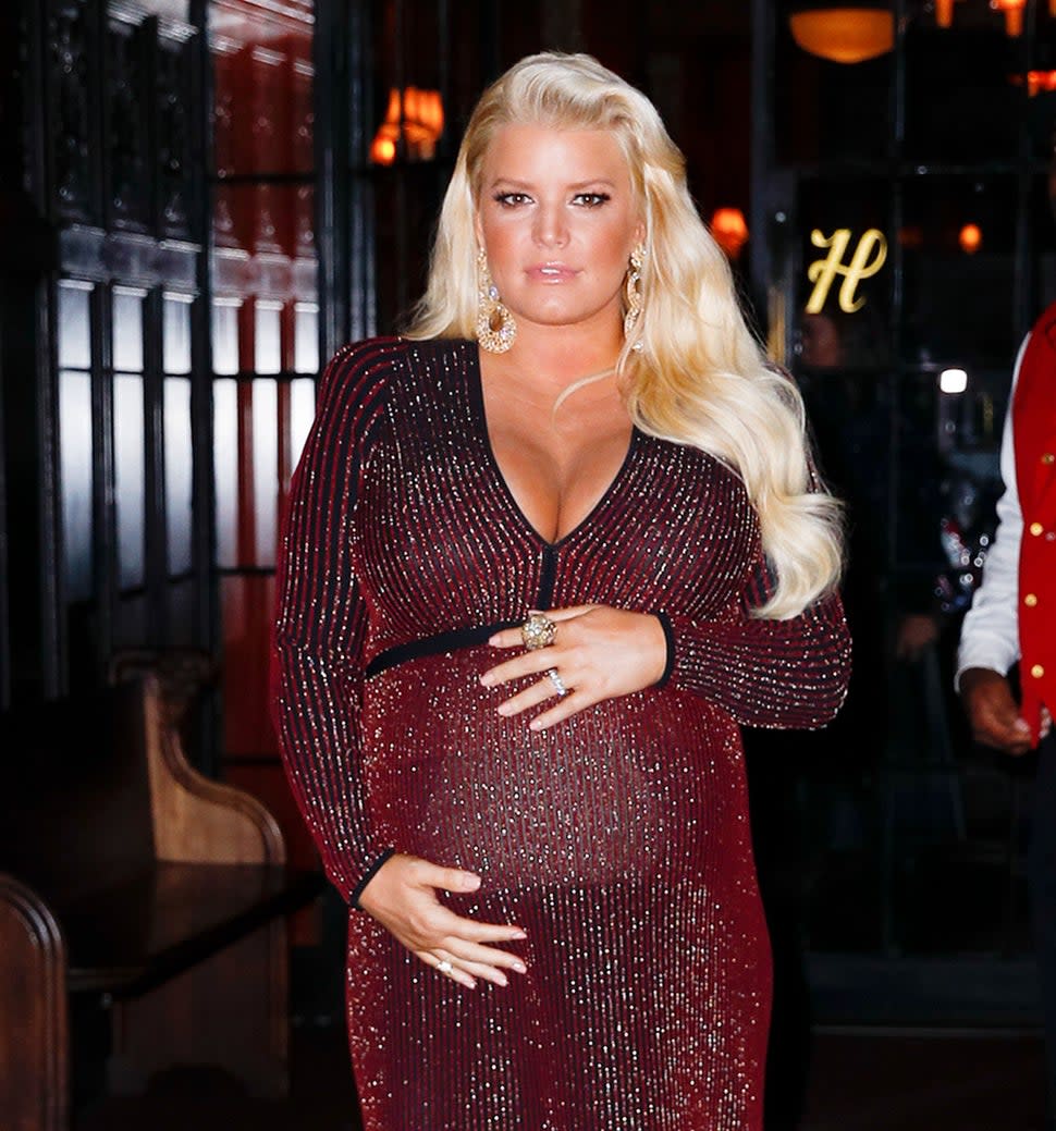 Jessica Simpson on October 11, 2018 in New York City.