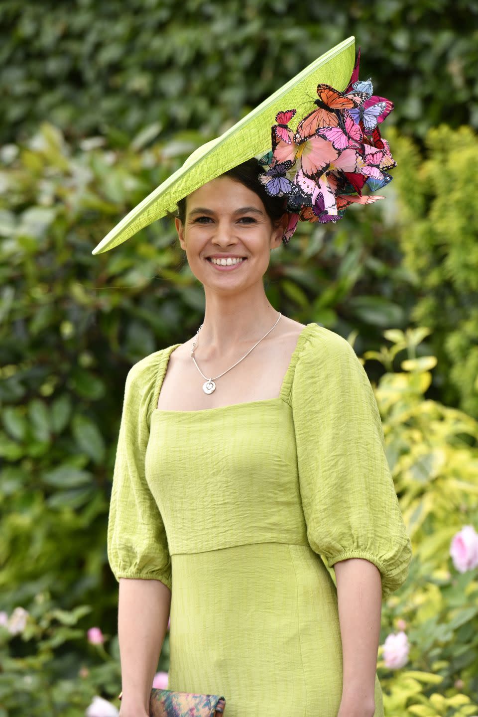 ascot, england june 20 a racegoer attends day one of royal ascot 2023 at ascot racecourse on june 20, 2023 in ascot, england photo by kirstin sinclairgetty images for royal ascot