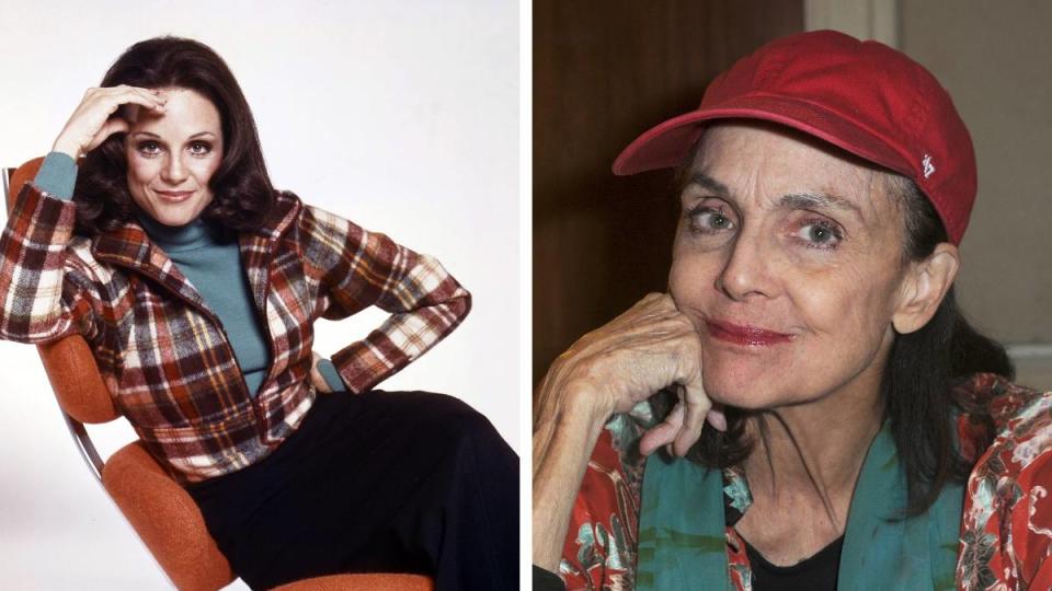 Mary Tyler Moore Cast: Valerie Harper smiles in side by side pics 