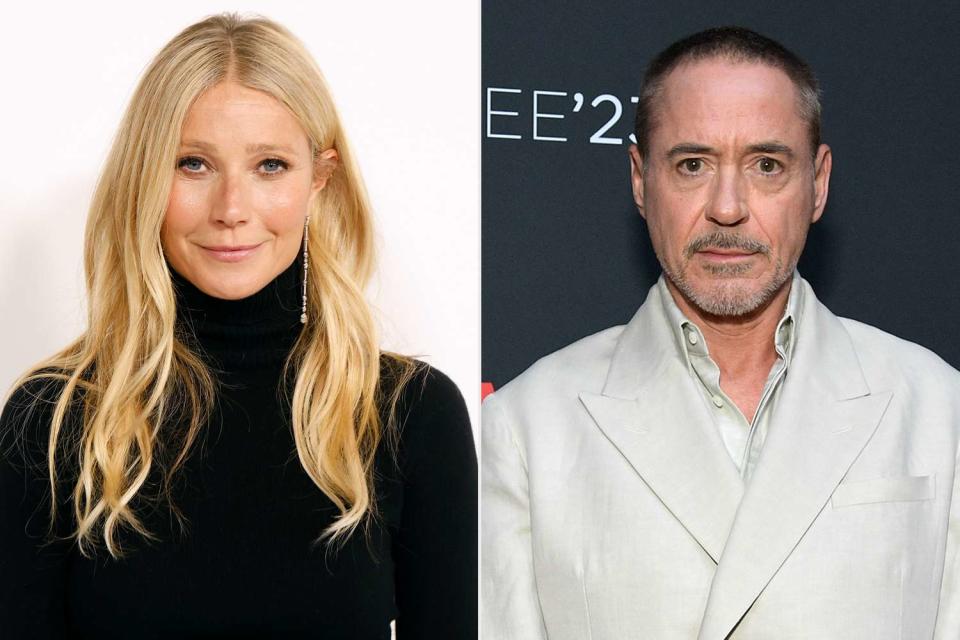 <p>Taylor Hill/FilmMagic; Charley Gallay/Getty Images</p> Gwyneth Paltrow in New York City n Nov. 6, 2023; Robert Downey Jr. in Los Angeles on May 17, 2023