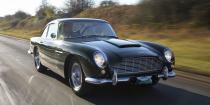 <p>If there was ever a single car to define Aston Martin, it's this, the DB5. Its turn in the James Bond film <em>Goldfinger </em>is arguably the reason Aston still exists today, unlike many of its low-volume British rivals. The DB4's straight-six was enlarged to 4-liters for the DB5, with an impressive 282-bhp on tap. Aston also employed a ZF 5-speed gearbox and front and rear disc brakes from the DB4GT.</p><p><a rel="nofollow noopener" href="http://www.topgear.com/car-news/movies/bond-special-how-does-it-feel-drive-007s-gadget-laden-aston-db5#3" target="_blank" data-ylk="slk:As the story goes;elm:context_link;itc:0;sec:content-canvas" class="link "><u>As the story goes</u></a>, Connery's Bond was supposed to drive a Jaguar E-Type, but Jaguar wanted the film's production company to pay for the cars. A call to Aston Martin was placed, sealing the DB5's place in history.</p>