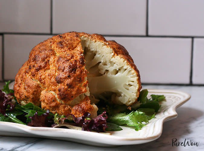 Spicy Whole Roasted Cauliflower