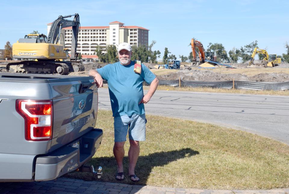 Edward Gram, a Bay County resident who lives on Magnolia Beach Road, said he is concerned how an ongoing major development adding a wave of new single-family homes will impact traffic in his area.