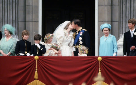 The wedding of Prince Charles and Diana, who was the great granddaughter of Frances Ellen Work - Credit: Getty