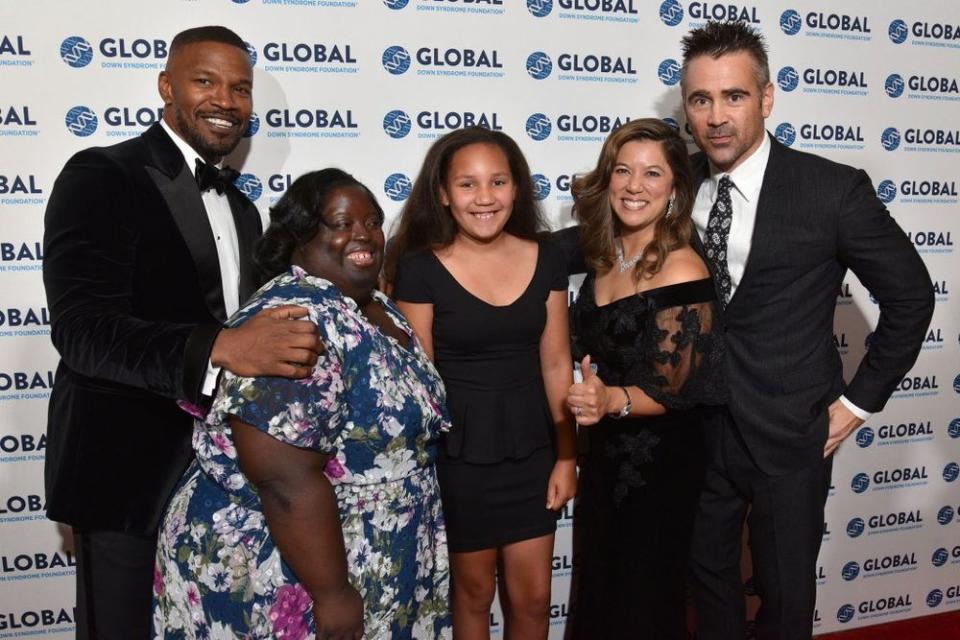 Jamie Foxx Supports Sister DeOndra at Global Down Syndrome Foundation Event