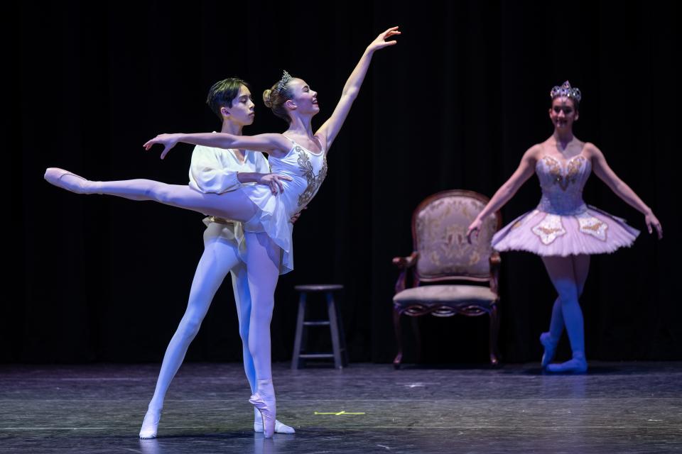 Shown performing recently at Fairless High School, dancers for the Canton Ballet will be presenting "The Nutcracker" Friday, Saturday and Sunday at the Canton Palace Theatre.