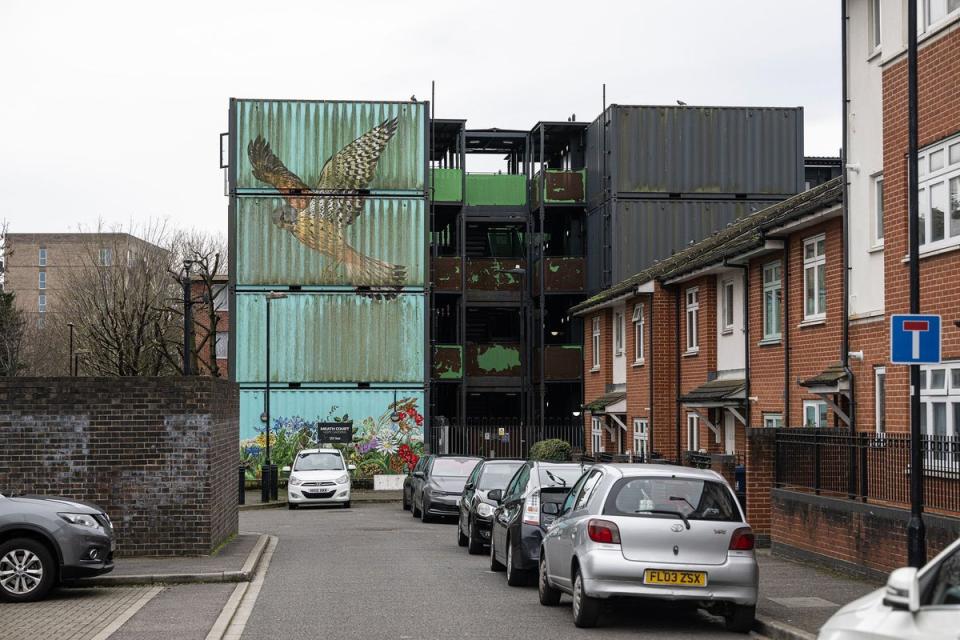 Families fleeing domestic violence have been rehoused on the crime-ridden estate (Daniel Hambury/Stella Pictures Ltd)