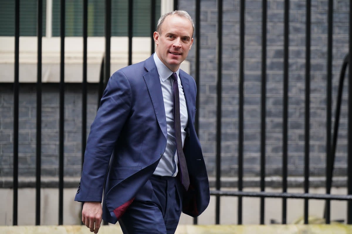 Dominic Raab resigned as deputy prime minister and justice secretary after an investigation into allegations he bullied civil servants. (Yui Mok/PA) (PA Wire)