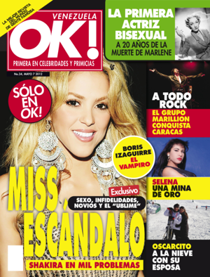 Revista ventila todos los trapos sucios de Shakira