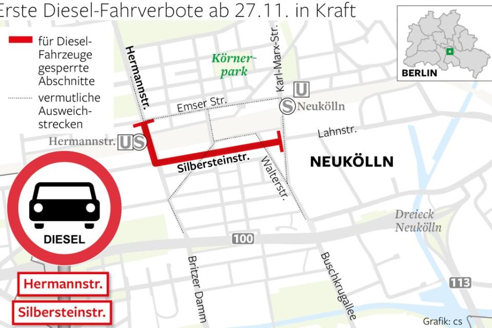 Diesel-Fahrverbote<span class="copyright">BM Infografik</span>