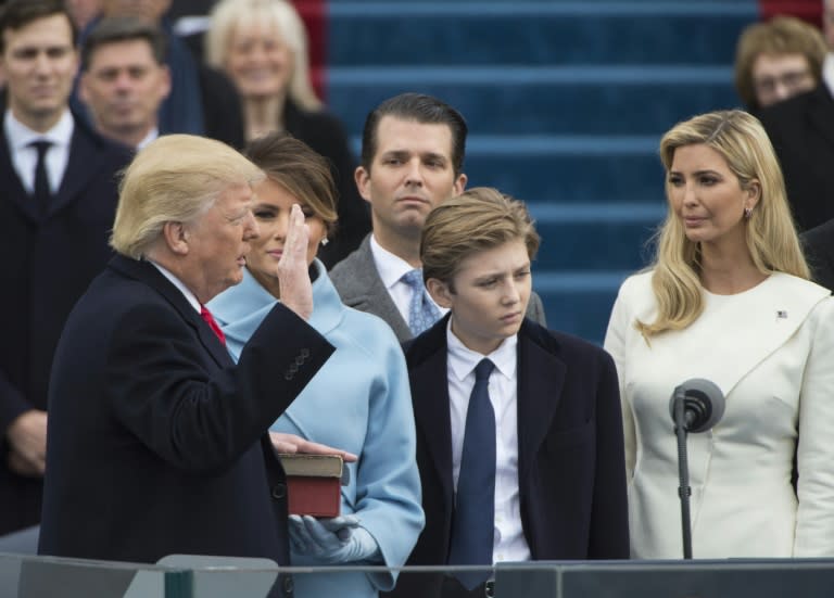 US President Donald Trump rocked tradition by delivering an inaugural address at times jarring for its staunchly nationalist tone and dark vision of the nation