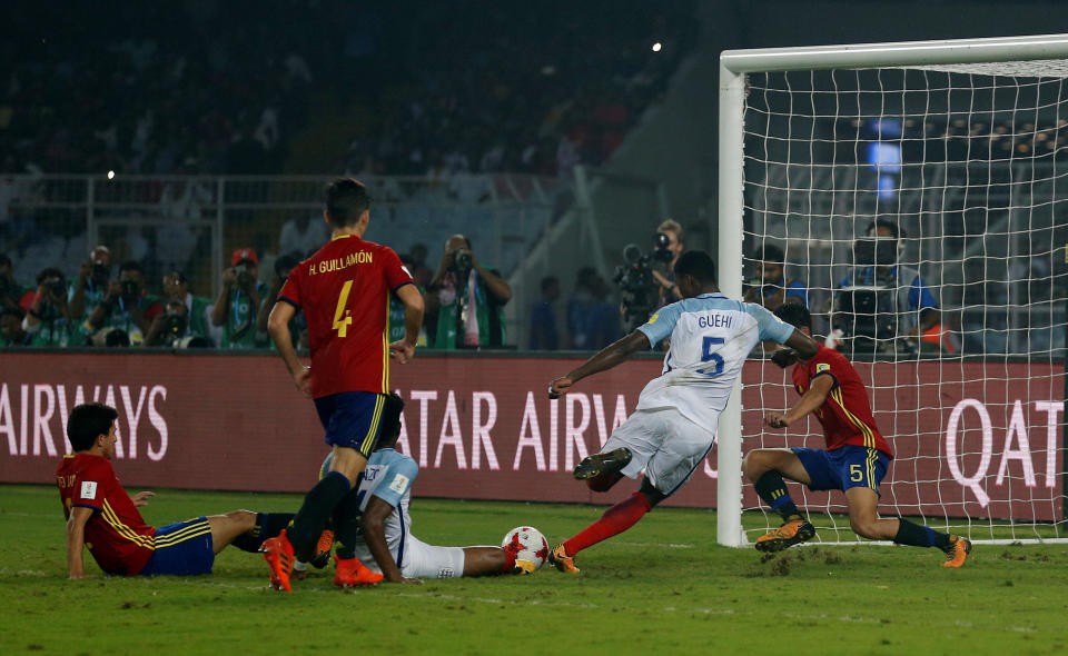 Marc Guehi puts England 4-2 in the final against Spain