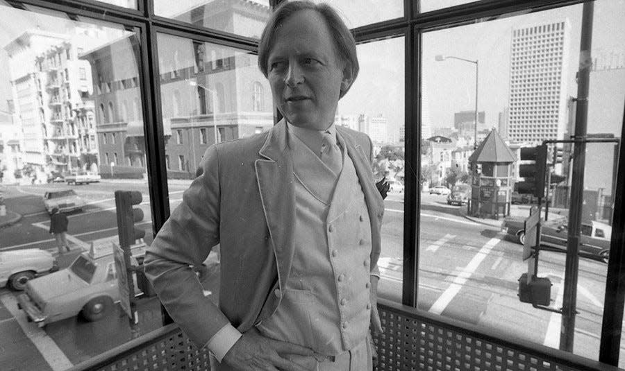 Director Richard Dewey’s latest documentary, “Radical Wolfe,” chronicling the life and work of the incomparable Tom Wolfe, shows at All Saints Cinema on Oct. 29 and Nov. 3, 2023.