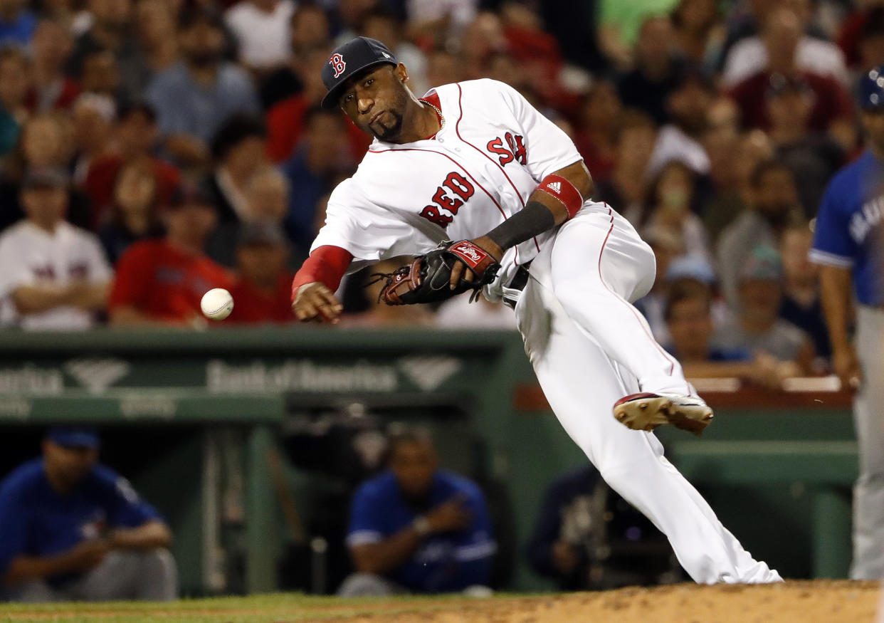 Eduardo Nunez split last season between the Giants and Red Sox. (AP)