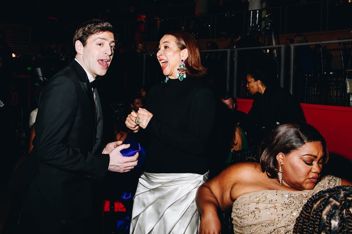 Alex Edelman and Maya Rudolph at the TIME100 Gala at Jazz at Lincoln Center in New York City, on April 25, 2024.<span class="copyright">Nina Westervelt for TIME</span>