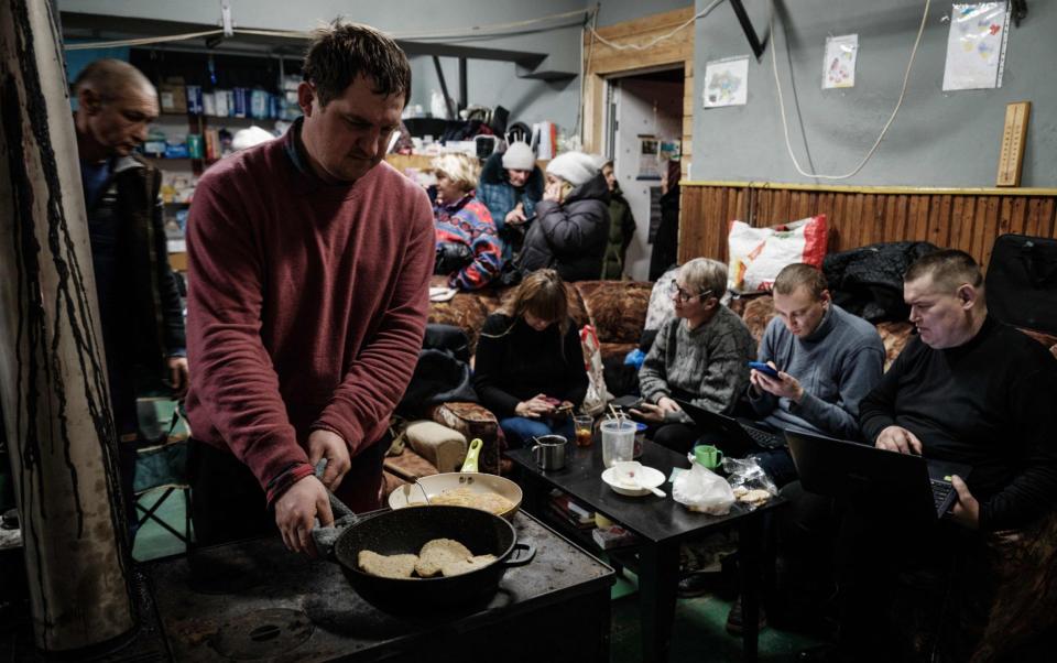 Ukraine humanitarian centre volunteer Russia invasion Bakhmut war Europe - Yasuyoshi Chiba/AFP via Getty Images