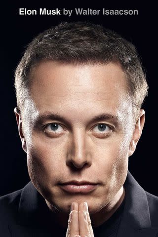 <p>Simon & Schuster</p> Book cover of 'Elon Musk.'