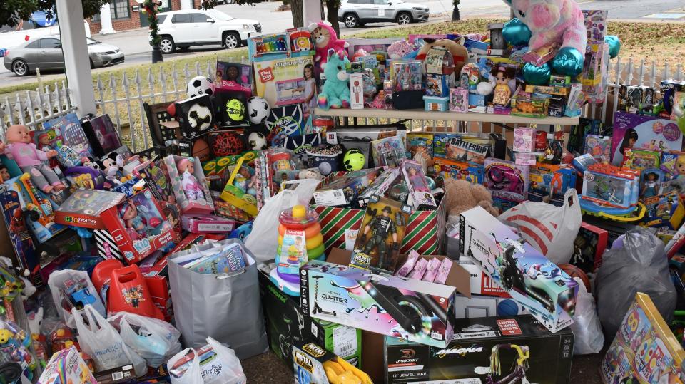 Hundreds of toys were donated to Ashland City’s 5th annual toy drive benefiting local organizations and families on Saturday, Dec. 4.