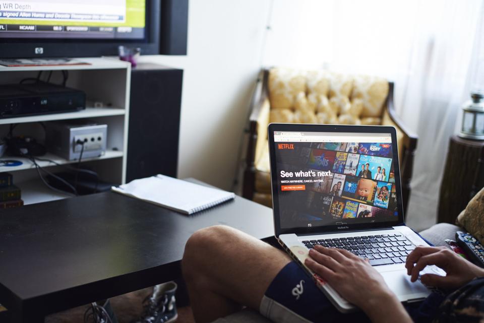 The Netflix Inc. app is demonstrated for a photograph on an Apple Inc. laptop computer in the Brooklyn Borough of New York, U.S., on Wednesday, April 11, 2018.