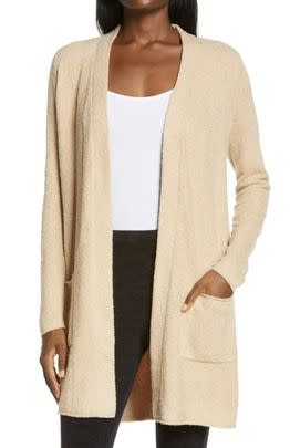 A long lightweight knit cardigan for whenever you need to wrap yourself in a cozy lil' hug