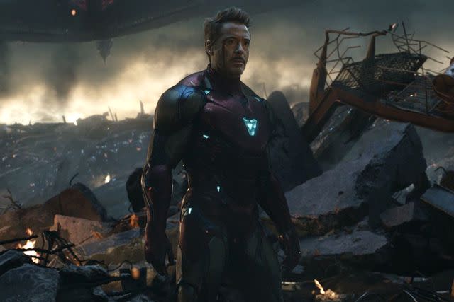 <p>Marvel/Disney/Kobal/Shutterstock</p> Robert Downey Jr. in <em>Avengers: Endgame</em> (2019)