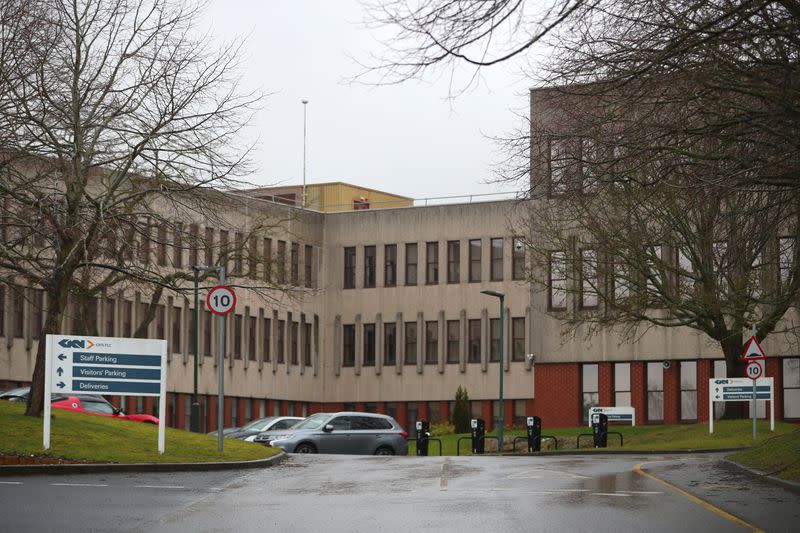 The headquarters of GKN is seen in Redditch