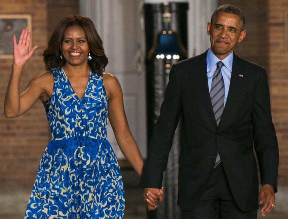 Barack amd Michelle Obama