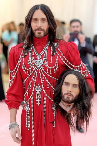 Dimitrios Kambouris/Getty Jared Leto at the 2019 Met Gala