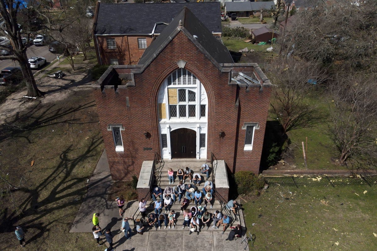 Severe Weather Churches Mississippi (Copyright 2023 The Associated Press. All rights reserved)