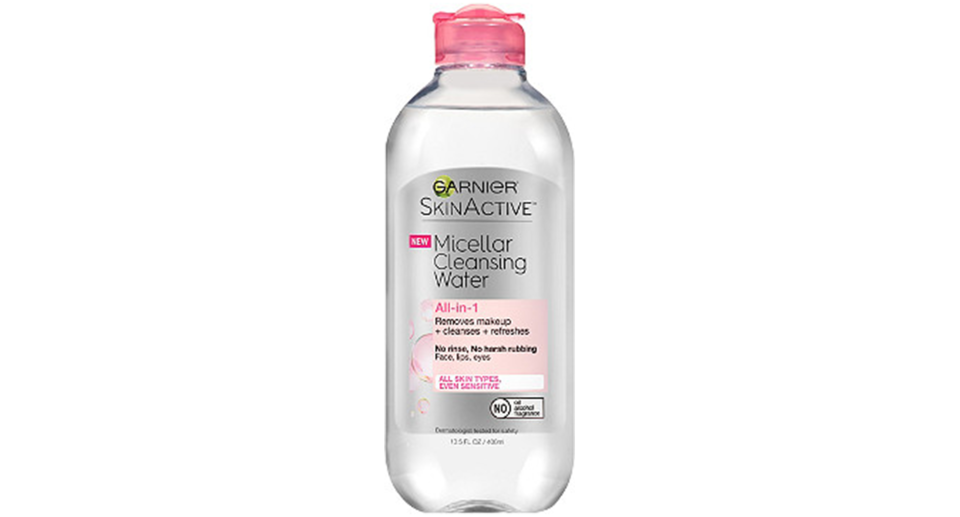 Garnier SkinActive Micellar Cleansing Water All-in-1 Cleanser & Makeup Remover (Credit: Ulta)