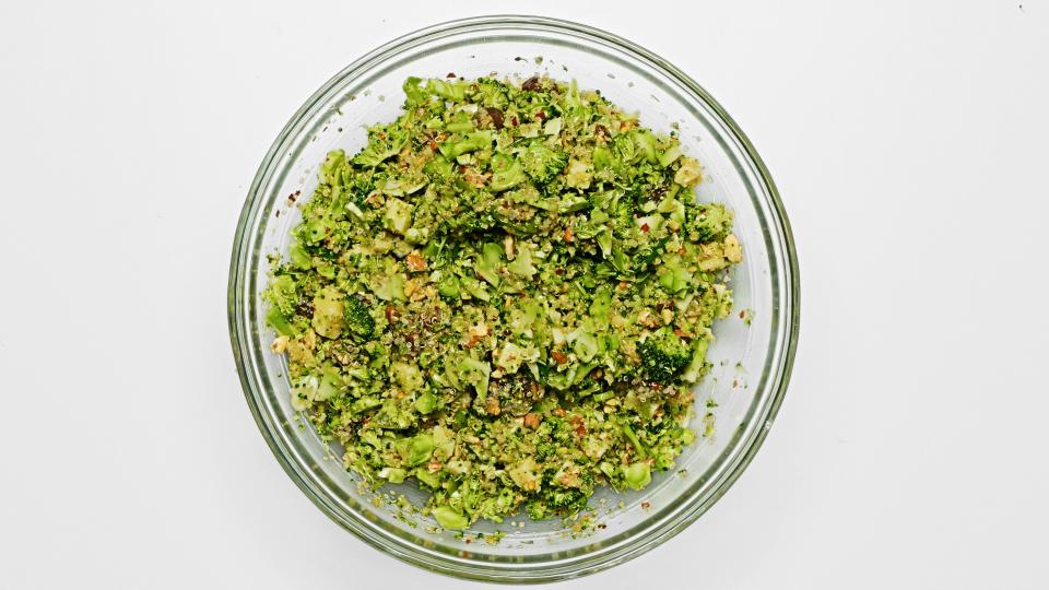 Quinoa + broccoli makes for a killer salad.