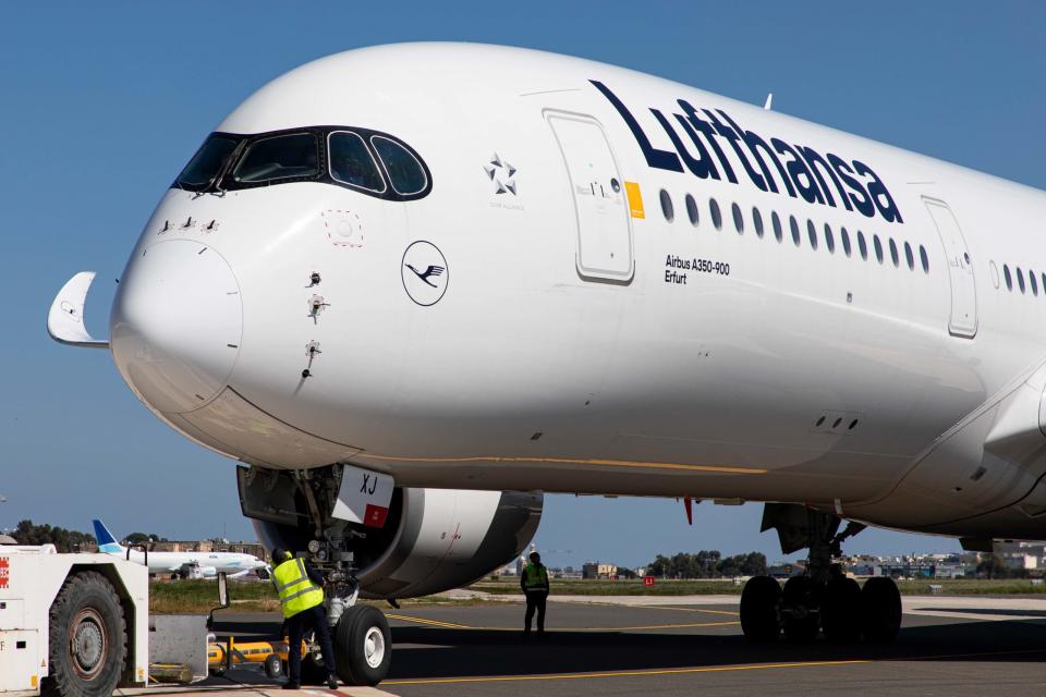 Dieser Airbus A350 mit dem Namen "Erfurt" soll ab Ende des Jahres als Klimaforschungsflieger abheben – und so den Wetterdiensten zu präziseren Vorhersagen verhelfen.