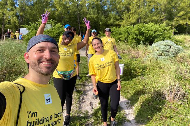 <p>EY</p> EY Connect Day volunteers help to restore a native coastal environment in the Historic Virginia Key of Miami.