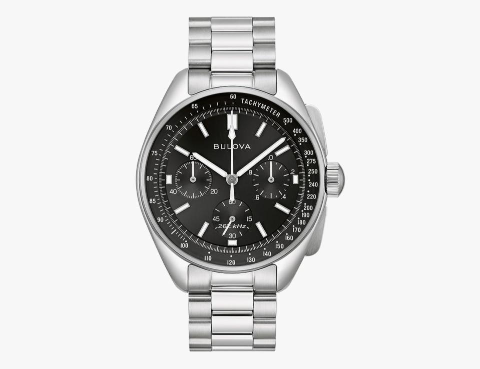 <p><a href="https://go.redirectingat.com?id=74968X1596630&url=https%3A%2F%2Fwww.bulova.com%2Fus%2Fen%2Fproduct%2F96K111.html%3Fcgid%3Dlunar-pilot&sref=https%3A%2F%2Fwww.roadandtrack.com%2Fgear%2Flifestyle%2Fg43623948%2Fbest-chronograph-watches%2F" rel="nofollow noopener" target="_blank" data-ylk="slk:Shop Now;elm:context_link;itc:0;sec:content-canvas" class="link ">Shop Now</a></p><p>Lunar Pilot Chronograph</p><p>$895.00</p><p>bulova.com</p>