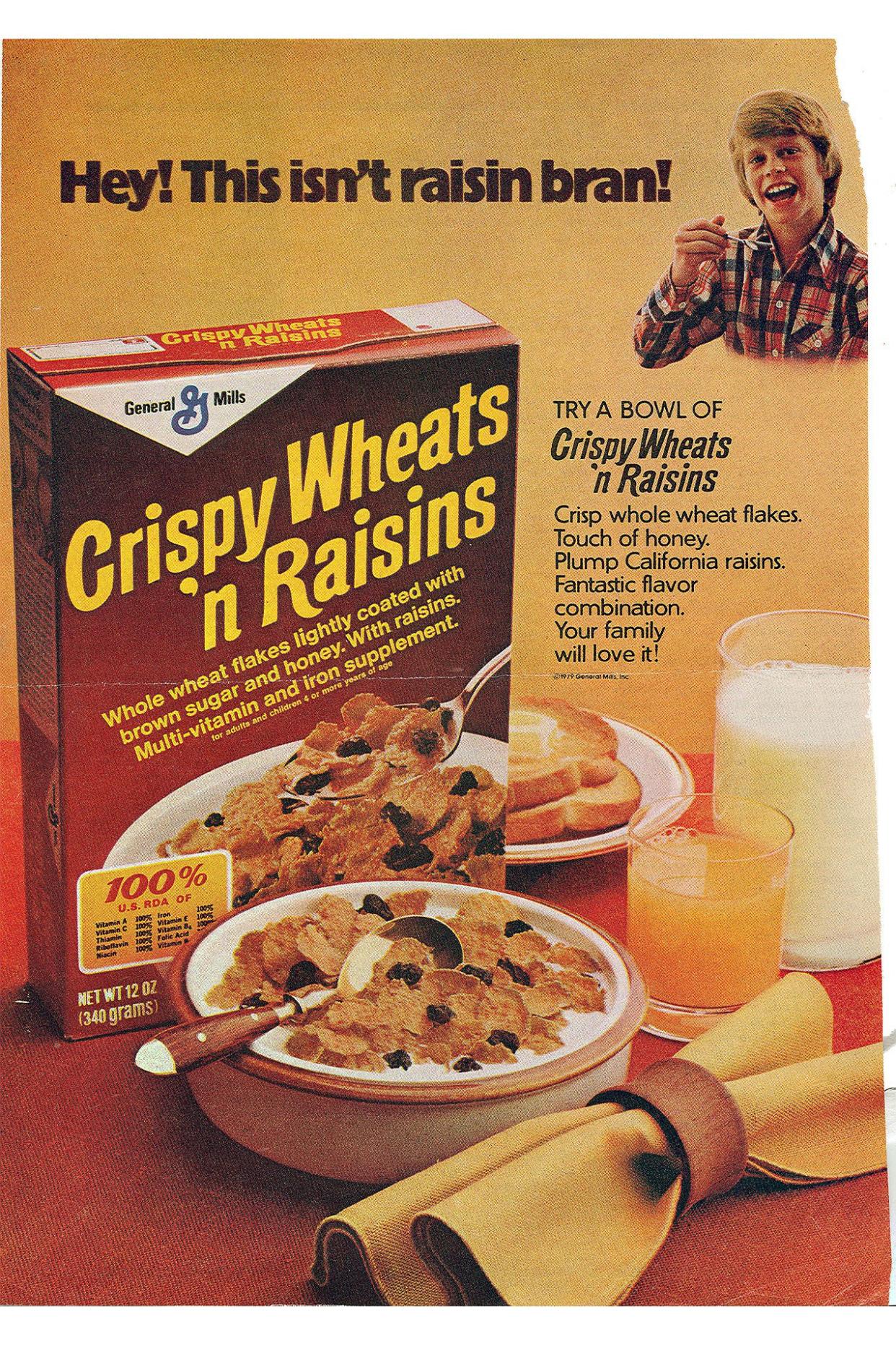 Crispy Wheats 'n Raisins :: "HEY! This isn't raisin bran!" (( 1979 ))