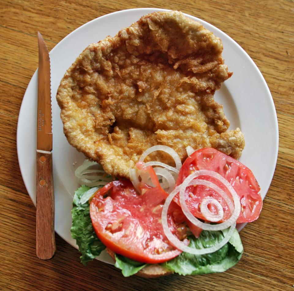Pork tenderloins are a Breitbach's Country Dining specialty.