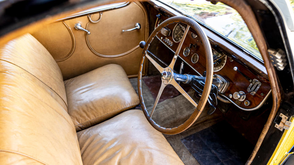 The car retains its original interior. - Credit: Bonhams