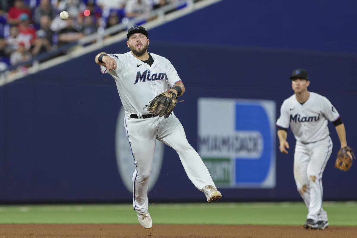 Jake Burger says Marlins' walk-off win was the most fun he's had