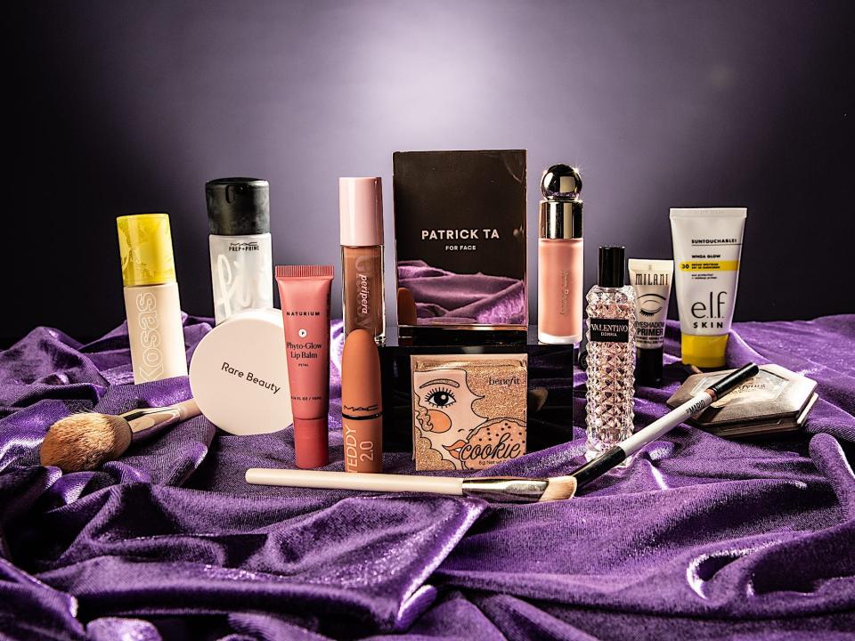 Amanda Krause's makeup products.