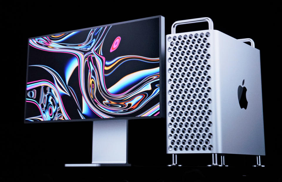 Apple's new Mac Pro is displayed during Apple's annual Worldwide Developers Conference in San Jose, California, U.S. June 3, 2019. REUTERS/Mason Trinca