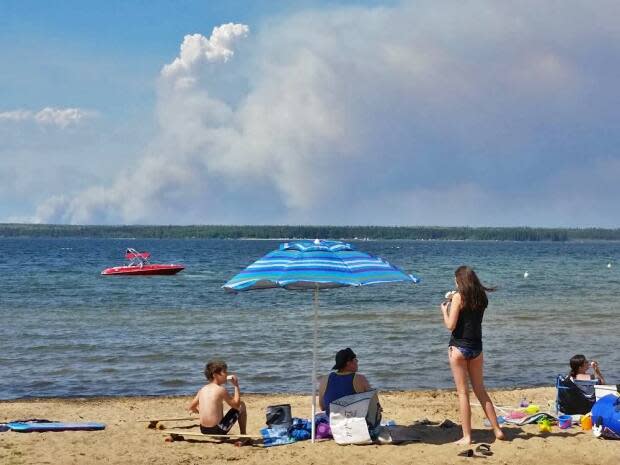 Many campgrounds are full and beaches busy over the August long weekend in Saskatchewan, like at Prince Albert National Park. (Leisha Grebinski/CBC - image credit)