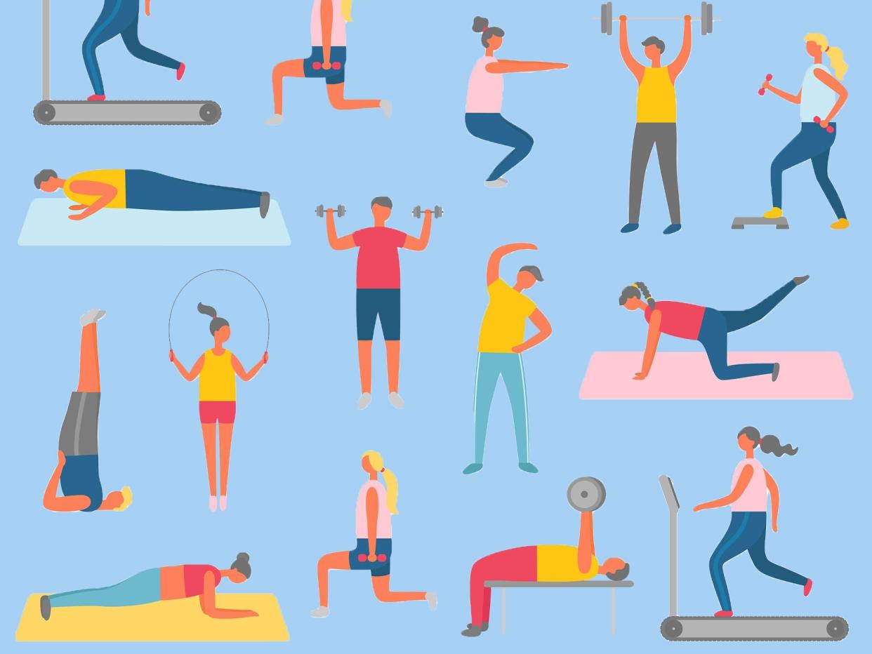 While it's tempting to throw yourself back into exercise, increasing the intensity of your workout can cause severe muscle pain (iStock)