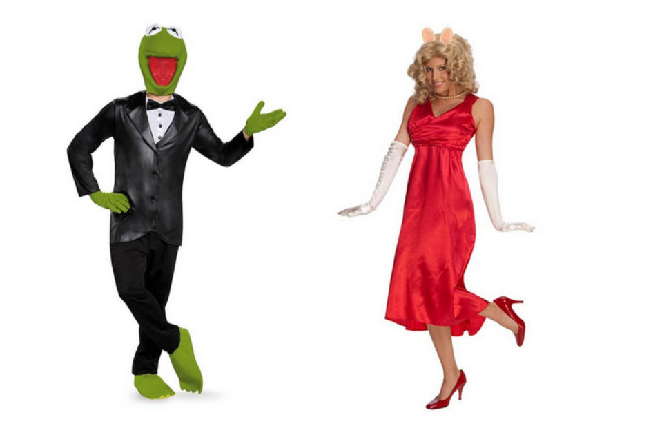 Kermit and Miss Piggy Halloween Couples Costume