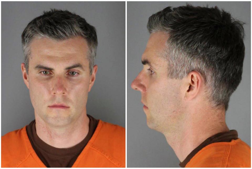 Police mugshot of former Minneapolis Thomas Lane following his arrest over the killing of George Floyd: via REUTERS