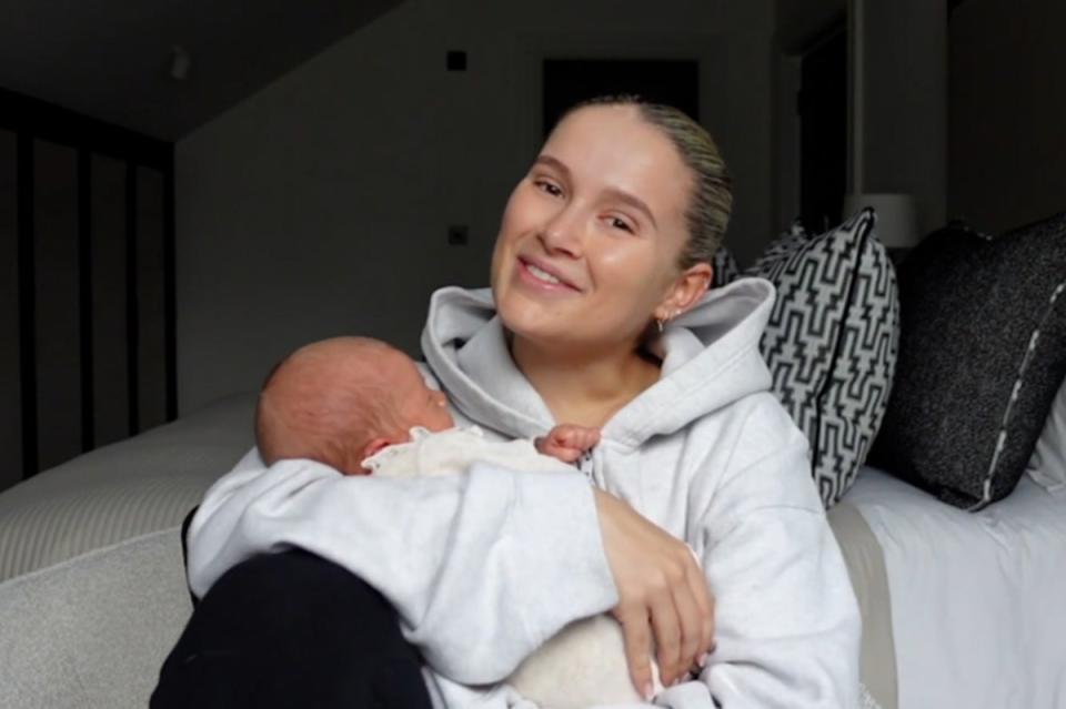 Fellow new mum Molly-Mae Hague is a fan of Hart’s son’s name (YouTube/MollyMae)