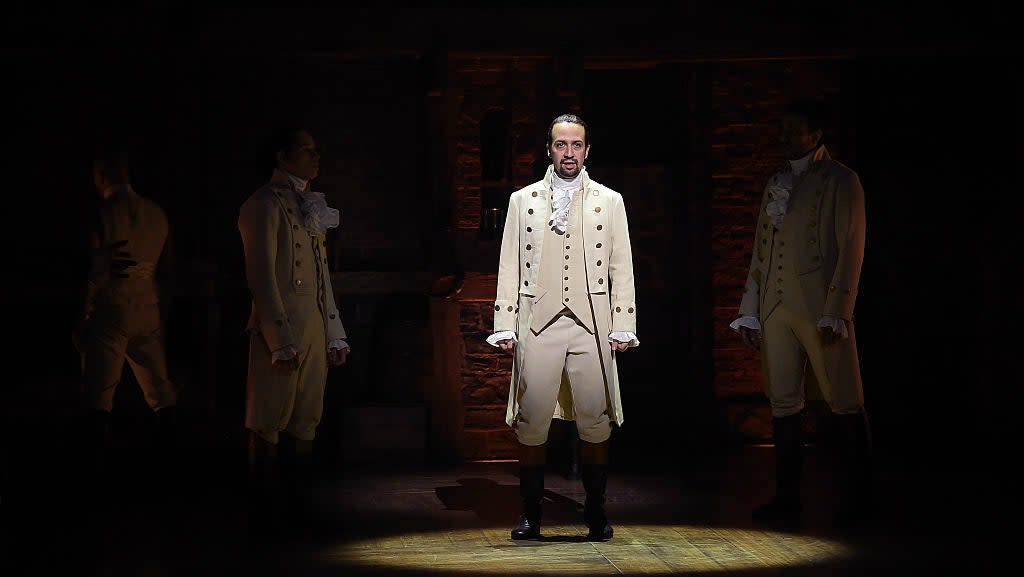 Lin-Manuel Miranda's smash-hit musical on founding father Alexander Hamilton is set to expand its sights beyond US shores (Disney+)