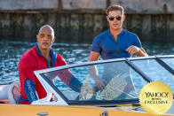 <p>Does the world really need a <em>Baywatch</em> movie? Probably not, but we’re not crazy enough to tell superstar muscleman <a rel="nofollow" href="https://www.yahoo.com/movies/tagged/dwayne-johnson" data-ylk="slk:Dwayne Johnson" class="link ">Dwayne Johnson</a> that. Besides, his promise that the movie will be “<a rel="nofollow" href="https://www.yahoo.com/movies/baywatch-movie-far-dirtier-tv-show-dwayne-johnson-181814669.html?soc_src=mail&soc_trk=ma" data-ylk="slk:far dirtier;outcm:mb_qualified_link;_E:mb_qualified_link;ct:story;" class="link  yahoo-link">far dirtier</a>” than the series, combined with <a rel="nofollow" href="https://www.yahoo.com/movies/baywatch-trailer-dwayne-johnson-vs-drug-dealers-zac-efron-and-an-ocean-on-fire-181811067.html?soc_src=mail&soc_trk=ma" data-ylk="slk:funny early trailers;outcm:mb_qualified_link;_E:mb_qualified_link;ct:story;" class="link  yahoo-link">funny early trailers</a>, has us genuinely psyched to hit the beach … in superslow-mo, natch. (Photo: Paramount Pictures) </p>