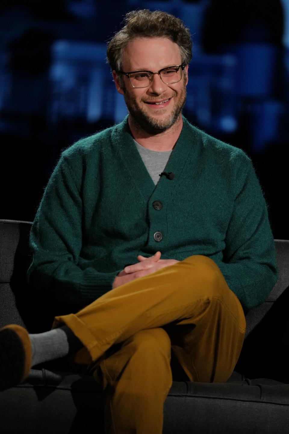 Seth Rogen on Jimmy Kimmel Live!, March 08, 2021.