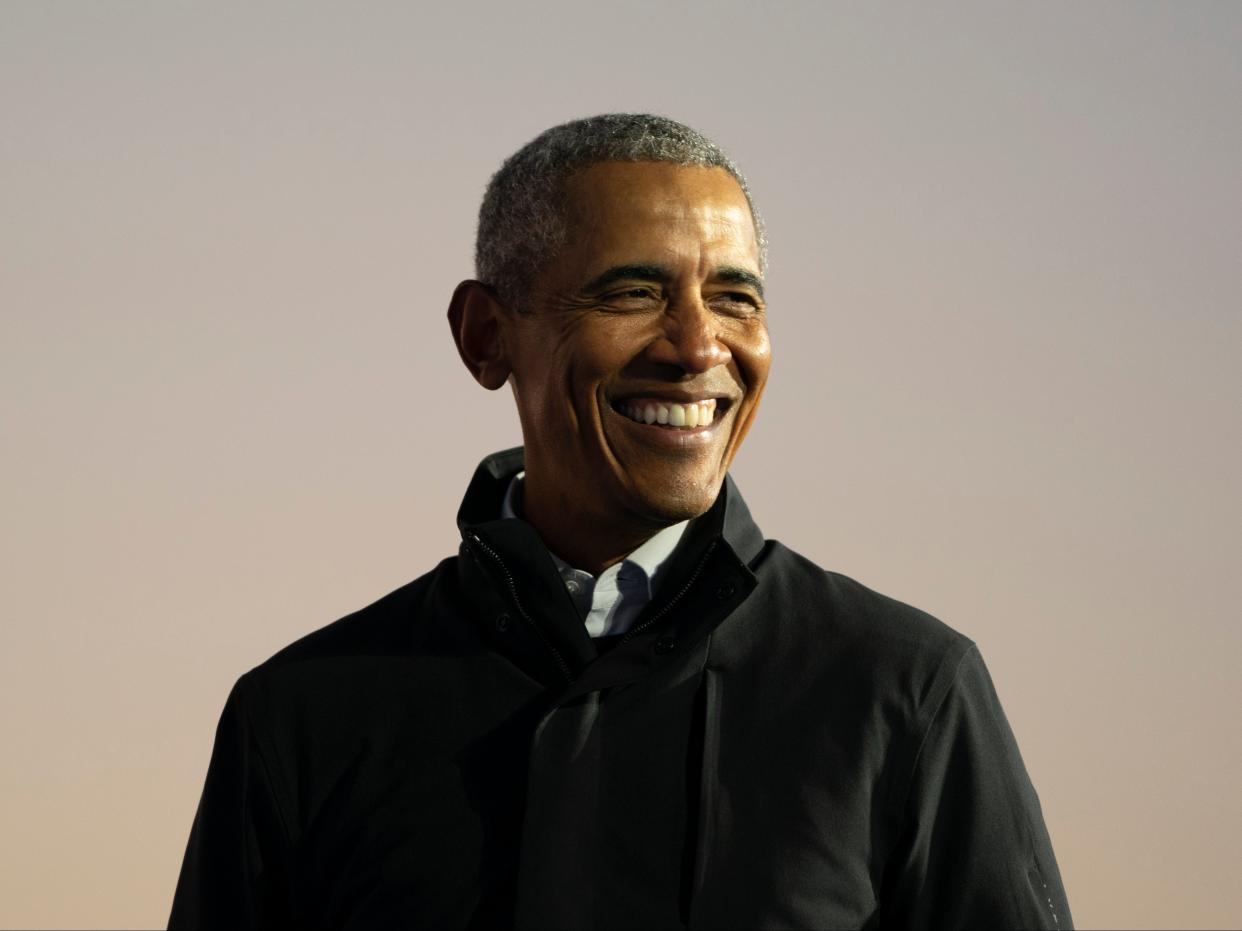 <p>File image: Barack Obama posts photo in front of MLK statue as he asks Americans to live out his values</p> (Drew Angerer/Getty Images)